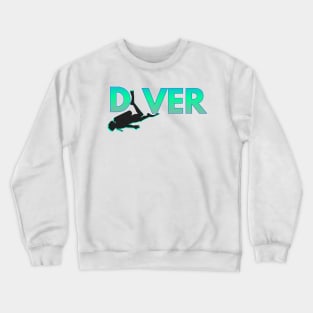 Scuba diving t-shirt designs Crewneck Sweatshirt